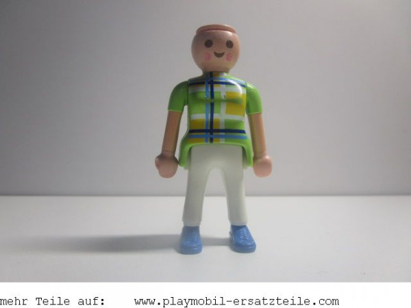 Figur Frau modern Turnschuhe 01 blau