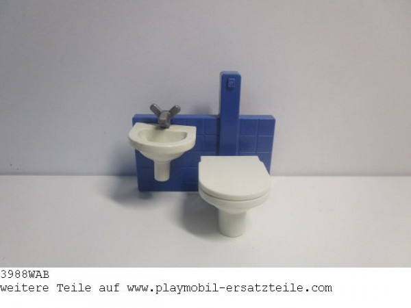 Waschbecken mit Toilette 1 Waschbecken 3988WAB
