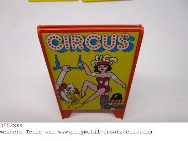 Zirkus Schild 2 3553ZKS